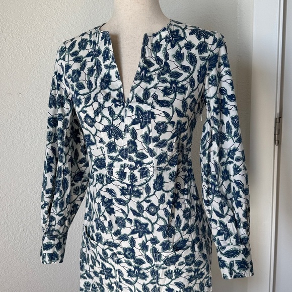 Derek Lam 10 Crosby Kasha Floral Print Shift Dress, Size 2 cotton - Picture 2 of 15